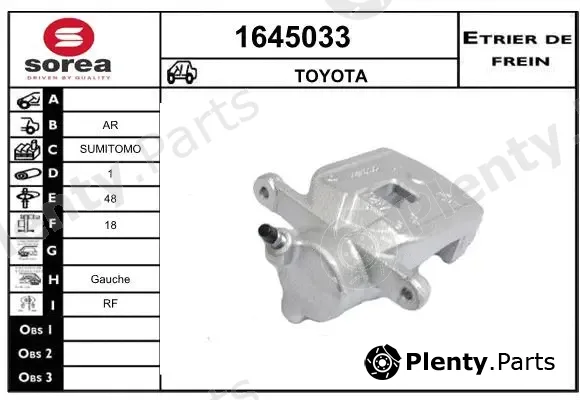Snra 1645033 — Brake Caliper