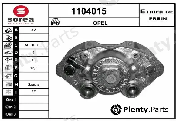 Snra 1104015 — Brake Caliper