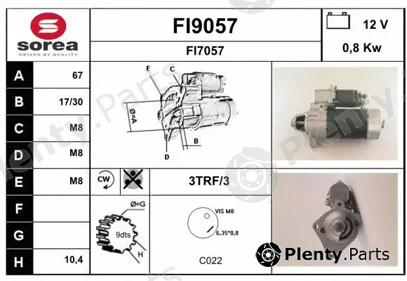 Snra FI9057 — Starter