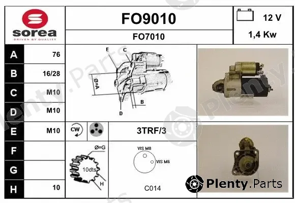 Snra FO9010 — Starter