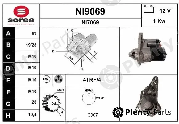 Snra NI9069 — Starter