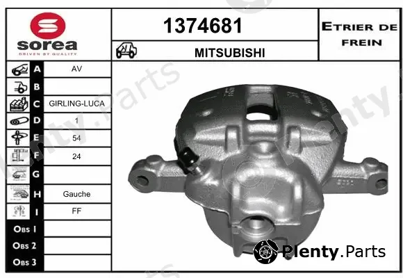 Snra 1374681 — Brake Caliper