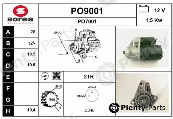 Snra PO9001 — Starter