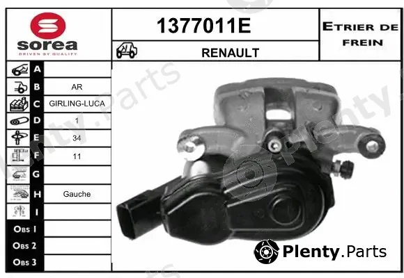 Snra 1377011E — Brake Caliper