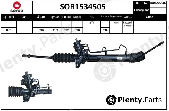 Snra SOR1534505 — Steering Gear