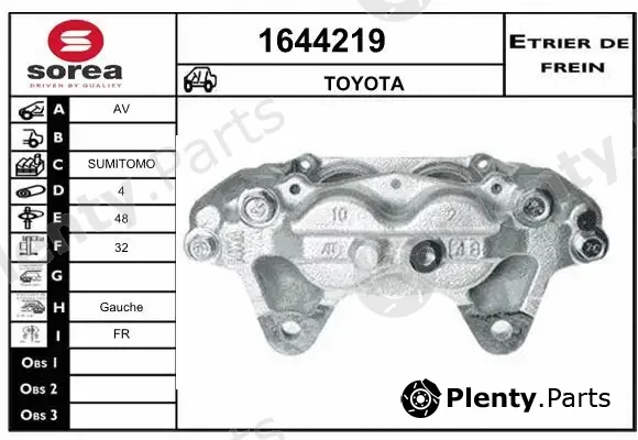 Snra 1644219 — Brake Caliper