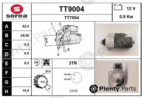 Snra TT9004 — Starter