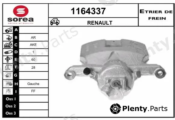 Snra 1164337 — Brake Caliper