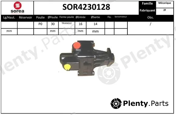 Snra SOR4230128 — Hydraulic Pump, steering