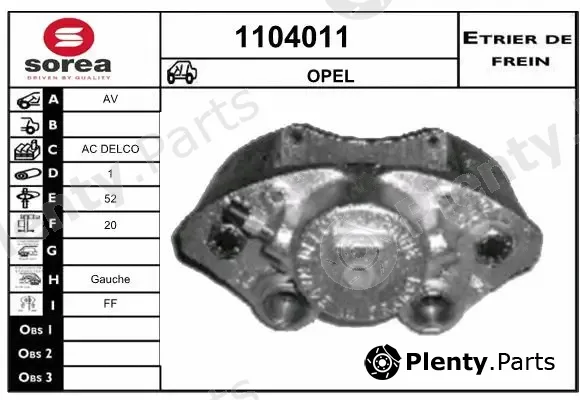 Snra 1104011 — Brake Caliper
