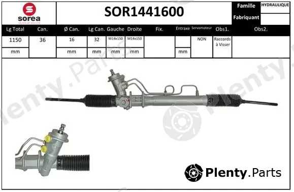 Snra SOR1441600 — Steering Gear