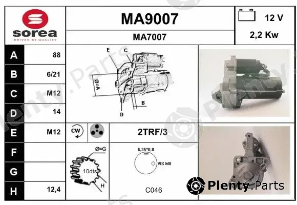 Snra MA9007 — Starter