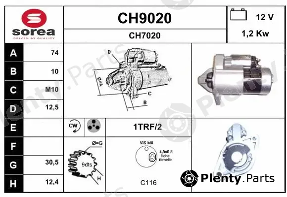 Snra CH9020 — Starter