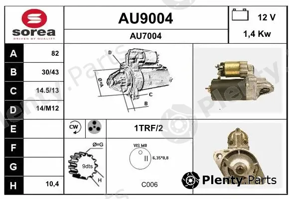 Snra AU9004 — Starter