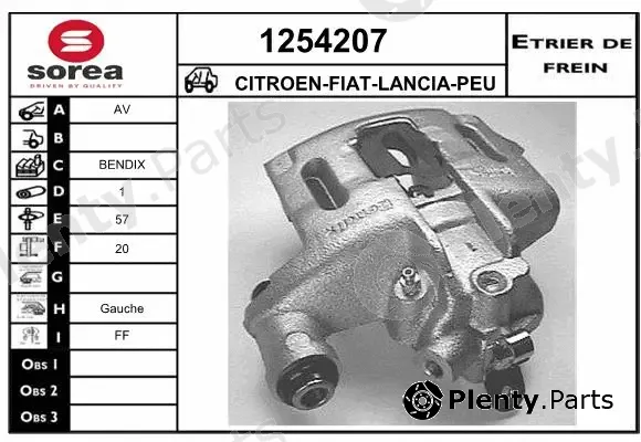 Snra 1254207 — Brake Caliper