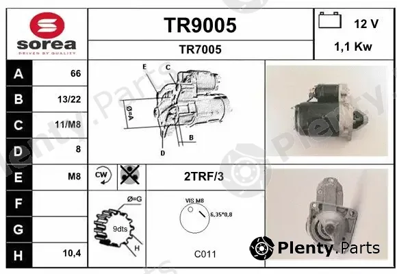 Snra TR9005 — Starter