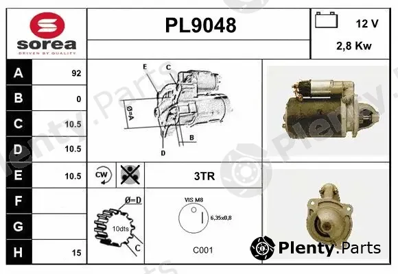Snra PL9048 — Starter