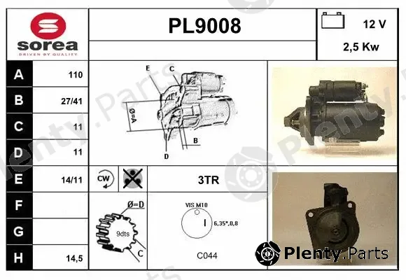 Snra PL9008 — Starter