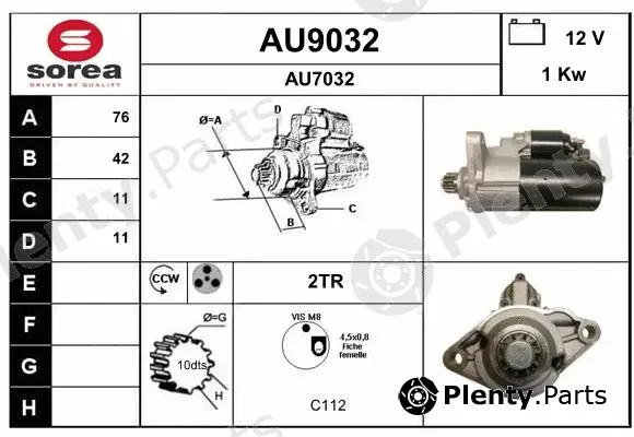 Snra AU9032 — Starter