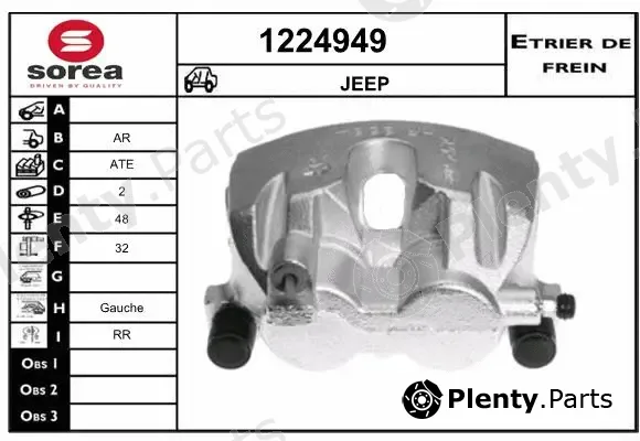 Snra 1224949 — Brake Caliper