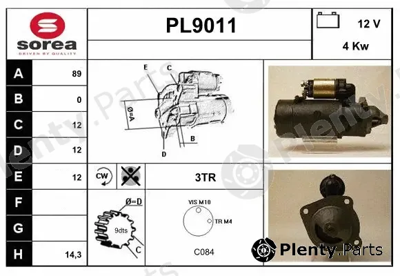 Snra PL9011 — Starter