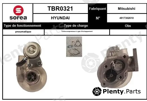 Snra TBR0321 — Charger, charging (supercharged/turbocharged)