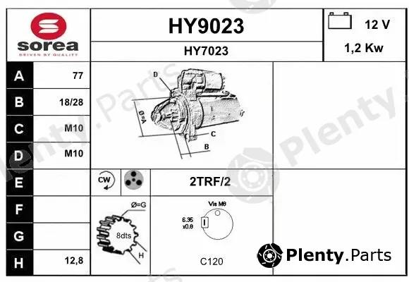 Snra HY9023 — Starter