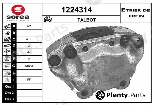 Snra 1224314 — Brake Caliper