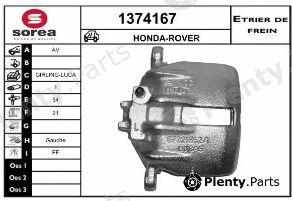 Snra 1374167 — Brake Caliper