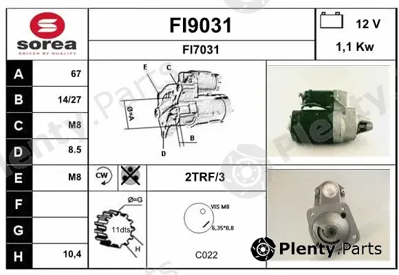 Snra FI9031 — Starter