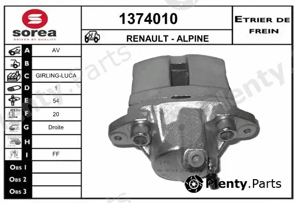 Snra 1374010 — Brake Caliper
