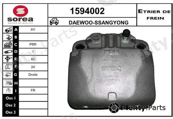 Snra 1594002 — Brake Caliper