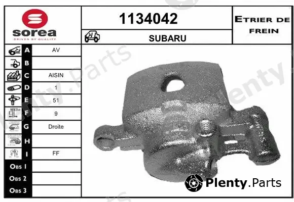 Snra 1134042 — Brake Caliper
