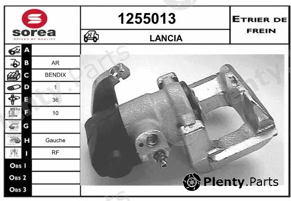 Snra 1255013 — Brake Caliper