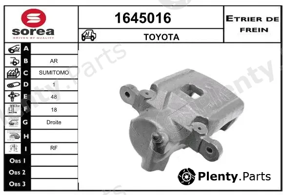 Snra 1645016 — Brake Caliper