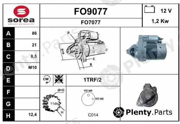 Snra FO9077 — Starter