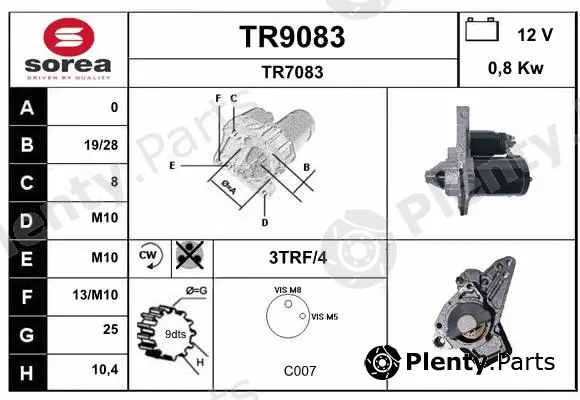 Snra TR9083 — Starter