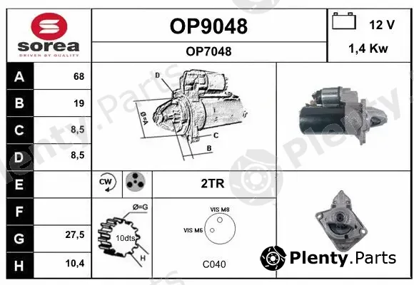 Snra OP9048 — Starter
