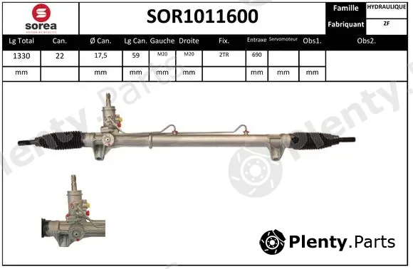 Snra SOR1011600 — Steering Gear