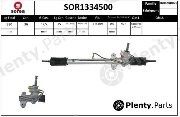 Snra SOR1334500 — Steering Gear