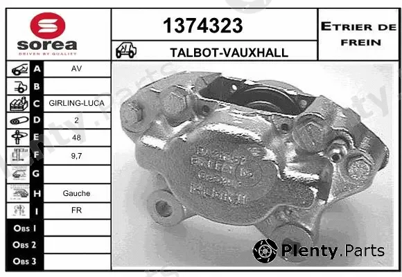 Snra 1374323 — Brake Caliper