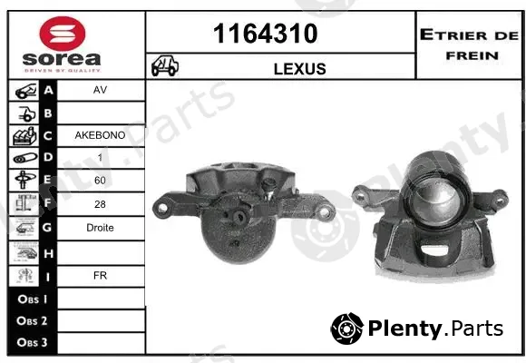 Snra 1164310 — Brake Caliper