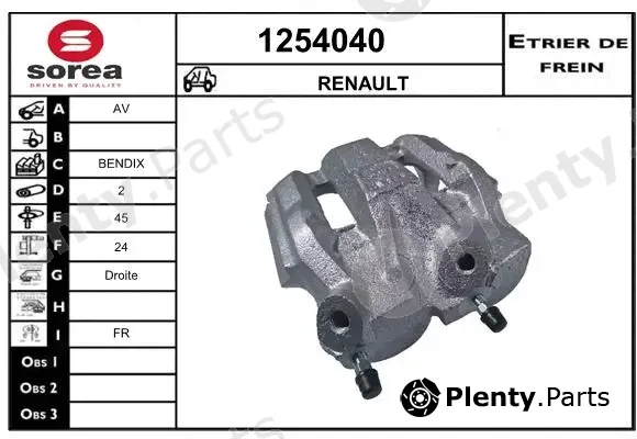 Snra 1254040 — Brake Caliper