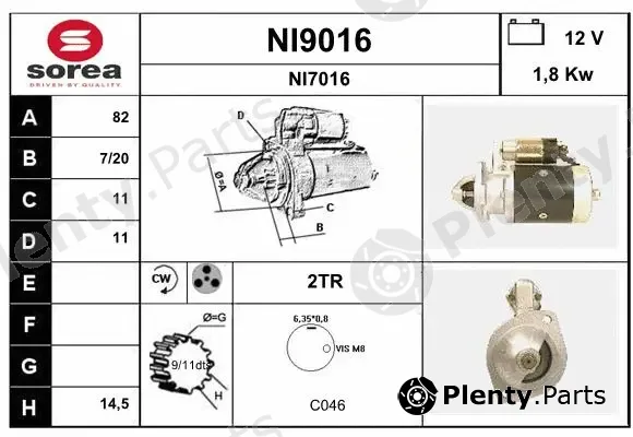 Snra NI9016 — Starter