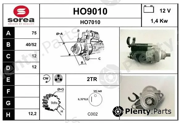 Snra HO9010 — Starter