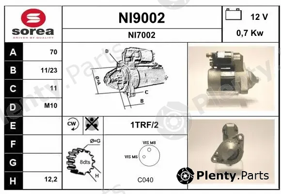 Snra NI9002 — Starter