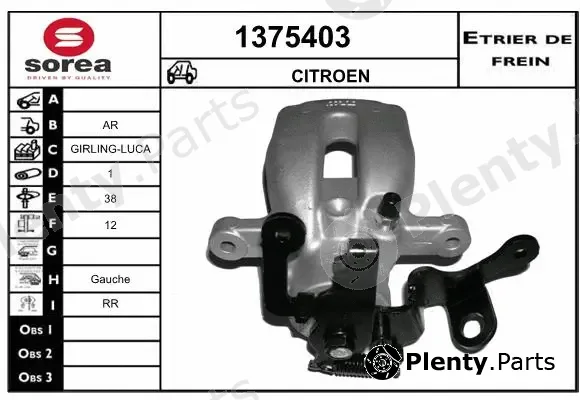 Snra 1375403 — Brake Caliper