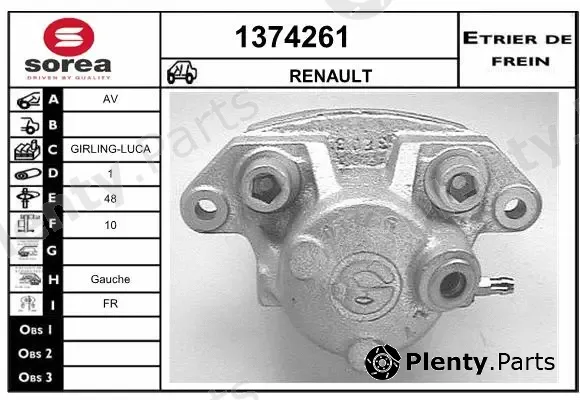 Snra 1374261 — Brake Caliper