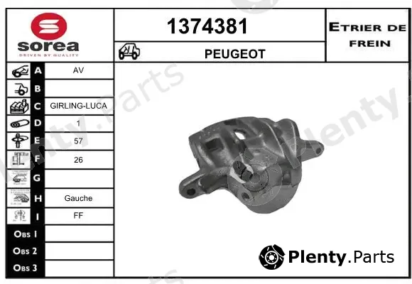Snra 1374381 — Brake Caliper