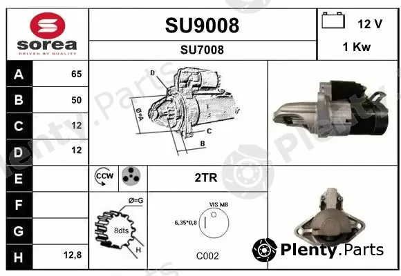 Snra SU9008 — Starter